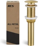 Kes Sink Drain Without Overflow Bathroom Pop Up Assembly Stopper Vessel. Fixed Price $35.11.
