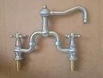 Newport Brass 930B/15S Lavatory Bridge Faucet W/cross Handles Satin Nickel. Fixed Price $594.75.