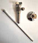 Kohler 7637-CP, 3/8 Npt Angle Supply Stop W/annealed Vert Tube Chrome. Fixed Price $30.00.