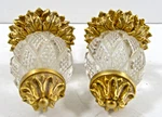 Sherle Wagner Pair Of Pineapple With Cut Crystal Cabinet & Drawer Knobs. Fixed Price $479.00.