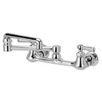 Zurn Z842K1-XL-15F Aqua Spec Wall Mounted Double Handle Kitchen Faucet. Fixed Price $189.99.