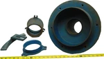 Nos 9" To 4" Heavy Duty Cellar Floor / Roof Drain Zurn? Plus Pipes Fittings Blue. Fixed Price $79.99.