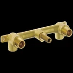 Delta Ara 2-HANDLE Wall-mount Rough Brass-certified Refurbished. Fixed Price $72.43.
