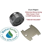 12 Tamper Proof Male Thread Needle Spray Faucet Aerator 1.0 Gmp Niagara Free Key. Fixed Price $22.95.