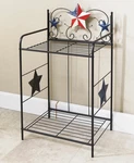 4TH July Americana Patriotic Bathroom Towel Rack Star Storage Organizer. Fixed Price $69.99.
