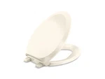 Kohler French Curve Quiet-close Elongated Toilet Seat, Almond, Used. Fixed Price $69.95.