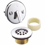 (6)-DO Best Polished Chrome Trip Lever Bathtub Drain Trim Kit PP826-65. Fixed Price $116.99.