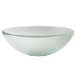 Kraus GV-101FR-14-SO Frosted 14" Glass Vessel Bathroom Sink Only. Fixed Price $79.95.