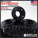 4PC 20 Thick Hub Centric Wheel Spacer 5X130 Cb 71.5MM 14X1.5 Fit Porsche Audi. Fixed Price $114.99.