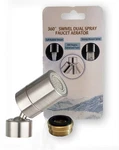 Kitchen Sink Faucet Aerator (solid Brass) 2 Spray-mode (shower&bubble Stream).... Fixed Price $22.49.