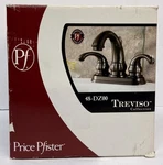 Price Pfister Treviso 48-DZ00 Centerset Lavatory Faucet Oil Rub Bronze Open Box. Fixed Price $50.00.