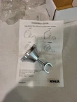 Kohler Fort Hand Shower Adjustable Wall-mount Holder K-352-BV Brushed Chrome. Fixed Price $45.95.