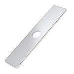 Bwe Chrome Square 10 Inch Kitchen Sink Faucet Hole Cover Deck Plate Escutcheon. Fixed Price $17.17.