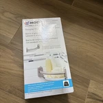 New Moen Home Care Designer Grab Bar W/ Corner Shelf Brushed Nickel - LR2354DBN. Fixed Price $35.14.