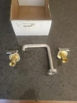 Kallista P24405-LV-AG Deck Mount Bath Faucet Brushed Nickel Trim Only. Fixed Price $399.00.