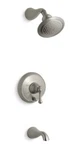 Kohler Revival K-T16115-4A-BN Brushed Nickel Rite Temp Tub & Shower Faucet W/div. Fixed Price $589.95.