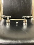 H216 Two Metal Lever Handles Delta. Fixed Price $30.00.