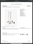 Waterworks 26-56661-12726 Universal Angle Faucet Supply Kits Nickel New In Box!. Fixed Price $275.00.