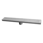 Naiture Brushed Stainless Steel 18" Vieel Linear Shower Drain Inch. Fixed Price $82.78.