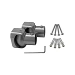 Naiture Shower Curtain Rod Swivel Flange 4 Finishes. Fixed Price $44.99.
