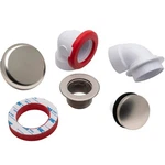 Touch Toe Sch. 40 Pvc Bath Waste Half Drain Kit Brushed Nickel. Fixed Price $15.99.
