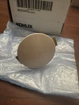 New Kohler K-8830-47 #112 1-13-16" Kitchen Sink Faucet Hole Cover Almond. Fixed Price $22.00.