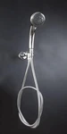 Chrome Voyager Handheld Shower Head Long Hose 69" Bath Bracket. Fixed Price $40.00.