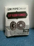 Ldr Pipe Decor 52624, 1/2" Floor Flanges, Pack Of Free Shipping. Fixed Price $10.00.