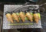 Wilkins 5-PACK (5) 1/8" X 1/4" Npt Test Cock Backflow Preventer Ported Valve Pvb. Fixed Price $72.07.
