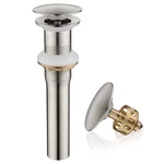 Pop Up Sink Drain Stopper Without Overflow Brushed Nickel For Bathroom Vessel.... Fixed Price $25.34.