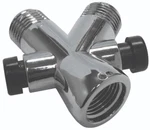New Plumb Pak PP825-7 Chrome Plated 1/2-IN Fip Mip Shower Arm Diverter. Fixed Price $5.39.