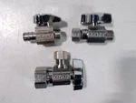 3X Brasscraft Chrome Shut-off Valves Water Supply Compression Fittings. Fixed Price $15.00.