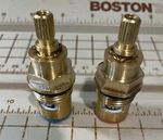 Zucchetti Replacement Handle Cartridges 3/4 Base Ceramics R9742P.9501 Pair. Fixed Price $123.39.