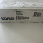 Kohler 9155-0 Bellwether Recessed Drain Cover For 60" X 32" Shower Base, White. Fixed Price $34.99.