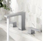 Kes Brushed Steel Bathroom Faucet 8 Inch Widespread 3 Hole + Drain New. Fixed Price $59.00.
