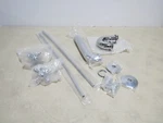 Westbrass Traditional Pedestal Lavatory Kit With Cross Handles, Polished Chrome,. Fixed Price $105.95.
