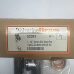 Wolverine Brass Works 52397 (new Box) Sink Waste With Rod Nut Chrome. Fixed Price $32.00.