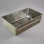 Franke Stainless Steel Kitchen Sink Sz 32.5" 18.5" W 9.5" PTX11031. Fixed Price $663.04.