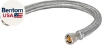 20 Inch Steel-flex Braided Faucet Connector, 1/2 Fip 3/8 Compression. Fixed Price $12.89.