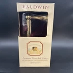 New Stock Vintage Baldwin Tissue Holder Edgewater Solid Brass 3503-030. Fixed Price $54.95.