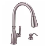 Delta Charmaine One Handle Stainless Steel Pull-down Kitchen Faucet 19962Z-SSSD. Fixed Price $145.99.