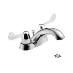Delta 2529LF-HDF Lavatory Faucet 1.2 Gpm Brass 2/3-HOLE Centerset Chrome. Fixed Price $277.22.