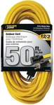 Power Zone 50 Ft Outdoor Extension Cord 12/3 Yellow Extra Heavy Duty Brand New. Fixed Price $38.95.