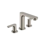 Hansgrohe Rebris Widespread Double Handle Bathroom Faucet In Brushed Nickel. Fixed Price $250.00.