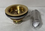 Kohler K-8801-2MB Duostrainer Sink Drain W/tailpiece Brushed Brass Gold. Fixed Price $68.00.