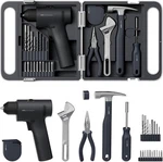 Hoto 25PCS Household Tool Kit 16V Brushless Drill 50NM Smart Display. Fixed Price $148.99.