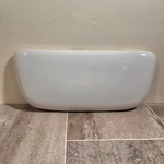 Mansfield P1T3-04 Mpp 160 B White Clean Used Toilet Tank Lid Ex 19 3/4" 3/8". Fixed Price $49.00.