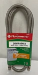 Fluidmaster 3/8" 60" Stainless Steel Dishwasher Connector No Inlet Elbow 6W60. Fixed Price $16.50.