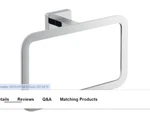 Nameeks Gedy 4470-13 #99 Wall Mounted Towel Ring. Fixed Price $41.58.