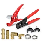 Pexflow Starter Kit For 1/2IN With Crimper & Cutter Tools Set Includes Brass. Fixed Price $229.70.